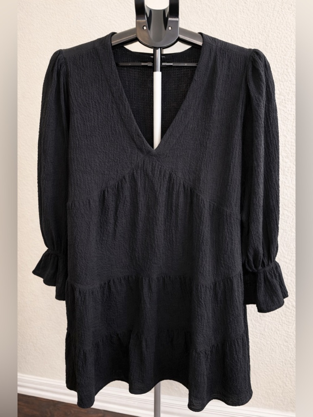 Boho Black Tunic Dress